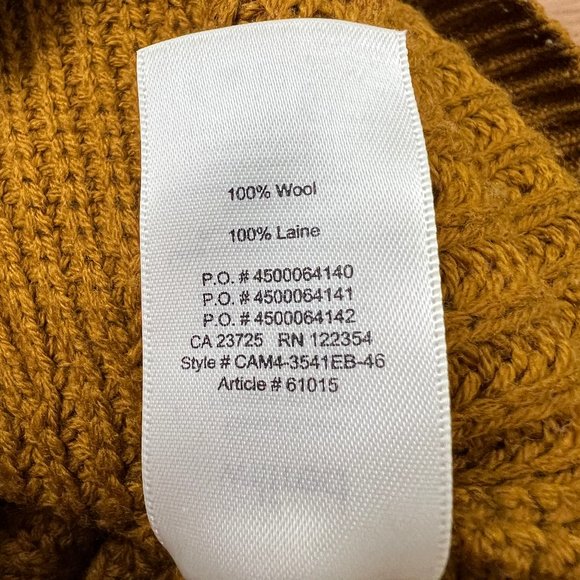 Aritzia Wilfred Serment Sweater 100% Merino Wool Pointelle Oversized Knit Fall - Picture 7 of 11